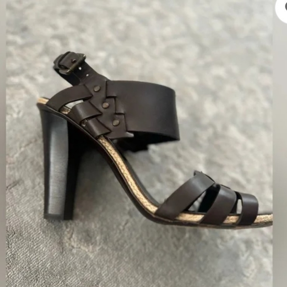 Ralph Lauren Collection Heels 4 Inches brown  made In Italy